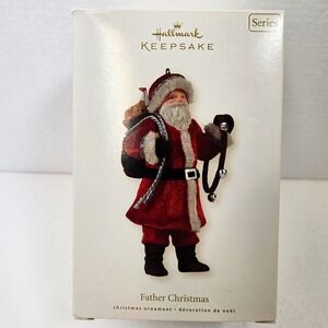 VINTAGE 2008 Hallmark Keepsake FATHER CHRISTMAS Ornament NIB 5th in Series